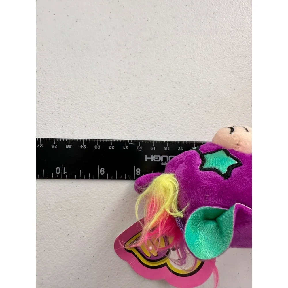 No Drama Llama Plush Toy Purple Green Star Glasses 8